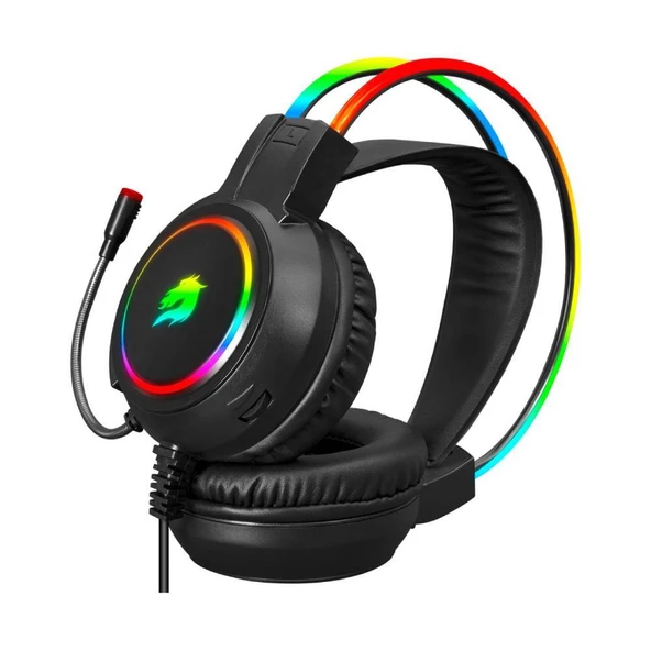 GameBooster GB-H18L Firefly RGB 7.1 Surround Siyah Gaming Kulaklık - 3