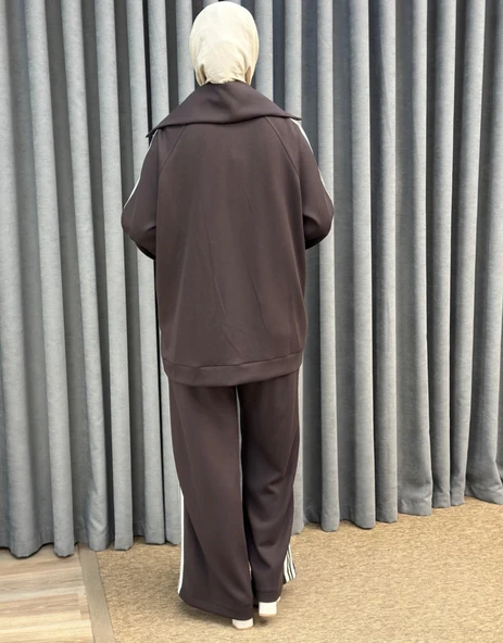 Nuss 1041 Tam Boy Şeritli Pantolonlu Takım - Resim 4