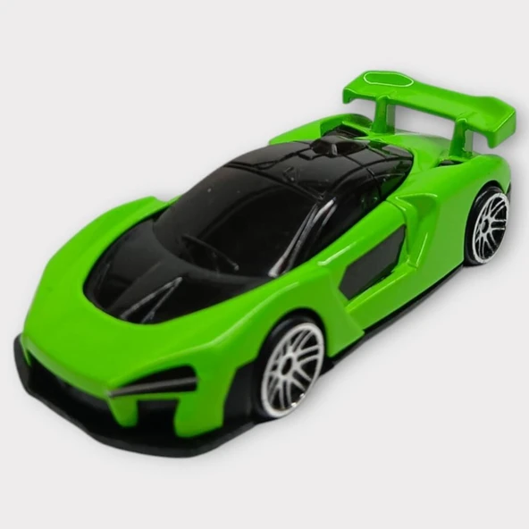 Metal Mini Arabalar 8 cm - Yeşil - 1 - 5