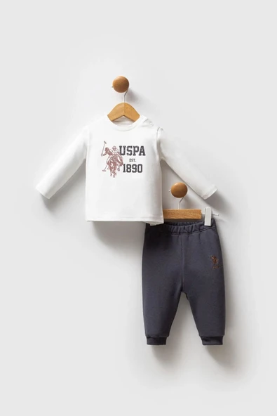 U.S. Polo Assn 3'lü Takım USB2561 Füme - Resim 2