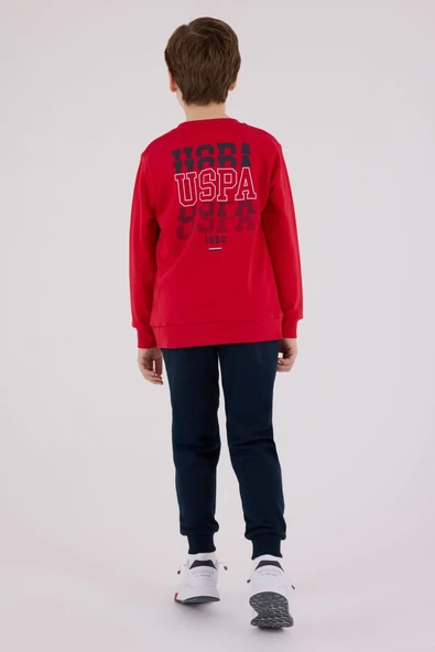 U.S. Polo Assn Eşofman Takımı US2208-4 Kırmızı - 3