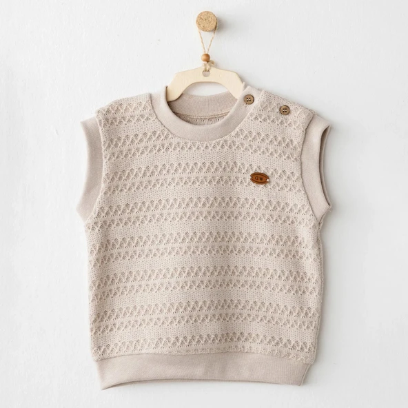 Andywawa AC26133 Wawa Exclusive Yelek Beige - 1