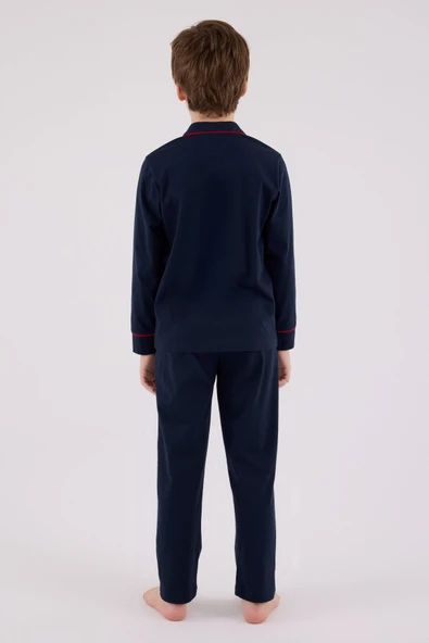 U.S. Polo Assn Gömlek Pijama US2234-4 Lacivert - 4