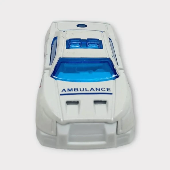 Küçük Metal Sağlık Hizmetleri Araçları 7 Cm - Araba - Resim 7