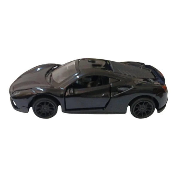 Çek Bırak Metal Araba - 4311B - Siyah - 4