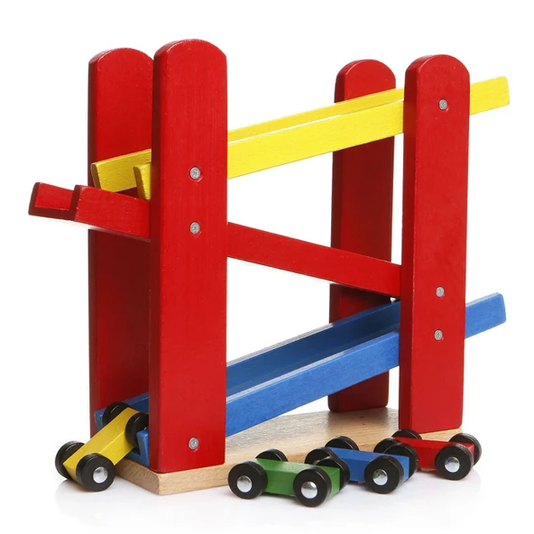 Play Wood Ahşap Otopark 5 Araba İlaveli 382 - 10