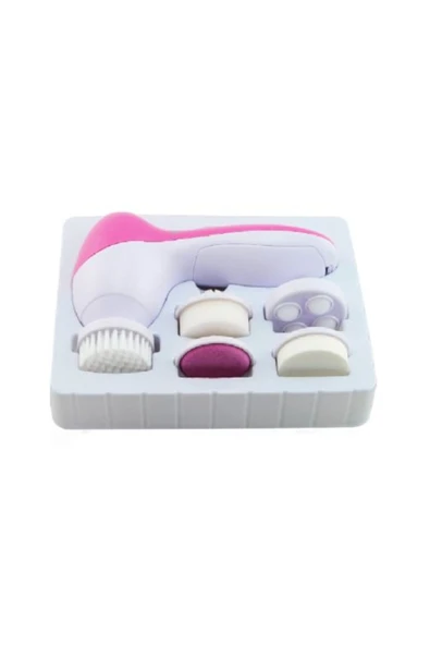5 iN 1 Pilli Yüz Temizleme,Masaj ve Peeling Fırça seti - 5