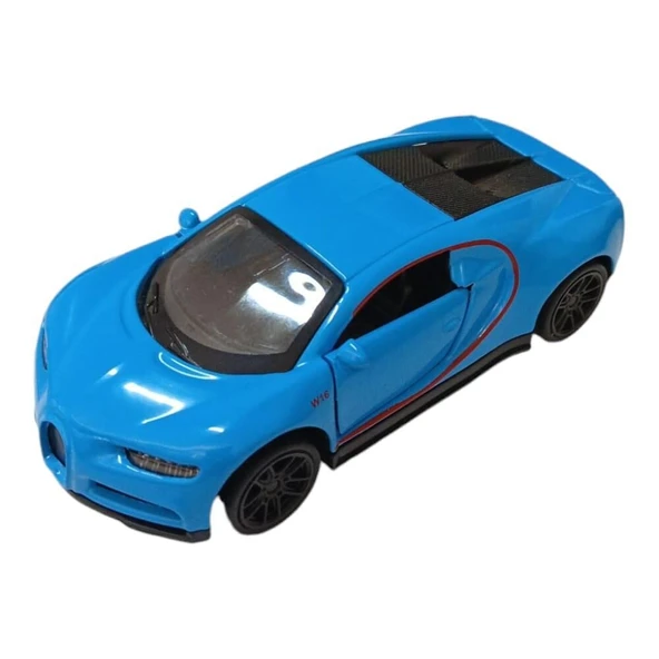 Çek Bırak Metal Araba - 4311F - Mavi - 4