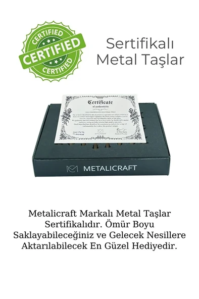 MC55 Metal Satranç Takımı | Gerçek Kayın Ağacı Satranç Tahtası - 30x30cm | Antik Taşlar - 5