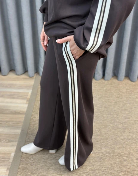 Nuss 1041 Tam Boy Şeritli Pantolonlu Takım - Resim 3