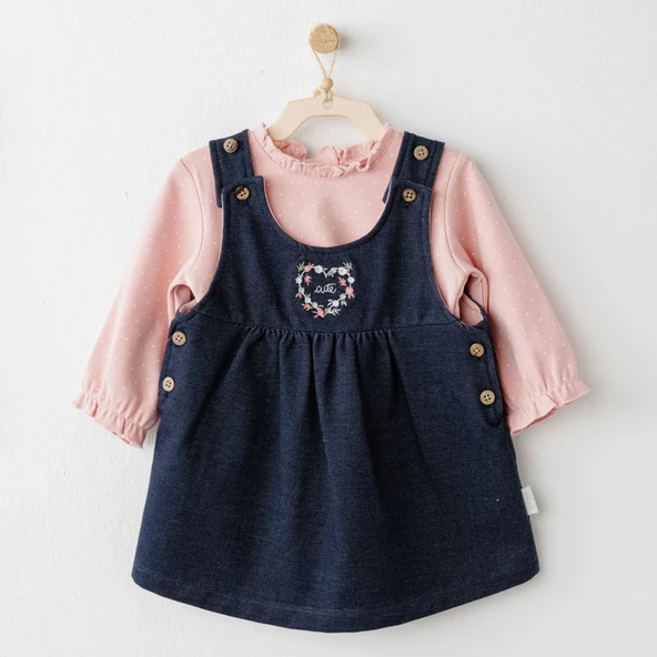 Andywawa AC26090 Mon Petit Amour Elbise Denim ürün görseli 1