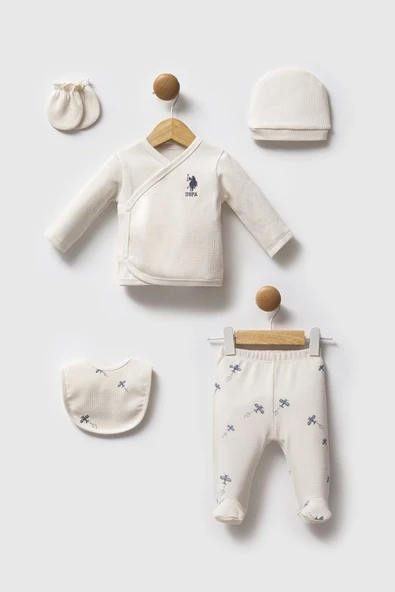 U.S. Polo Assn Hastane Çıkışı 5’li set USB2603 Ekru ürün görseli