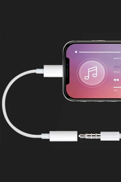 Iphone 7 8 Plus X 11 12 13 Pro Uyumlu Lightning Kulaklık Çevirici Aux Dönüştürücü Aparat Bluetooth - Resim 2
