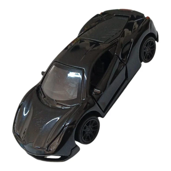 Çek Bırak Metal Araba - 4311B - Siyah - 3