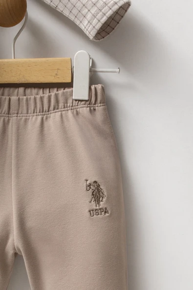 U.S. Polo Assn 2 li Takım USB2576 Bej Melanj - Resim 3