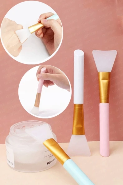 Silikon Maske & Krem Sürme Spatulası 1 Adet Karışık Renk - 3