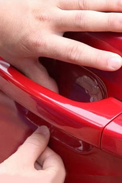 Araba Kapı Kolu Koruyucu Film (4lü Set) Boya Çizik Önleyici ürün görseli 1