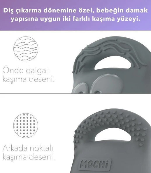 Mochi Diş Kaşıyıcı Gri - 7