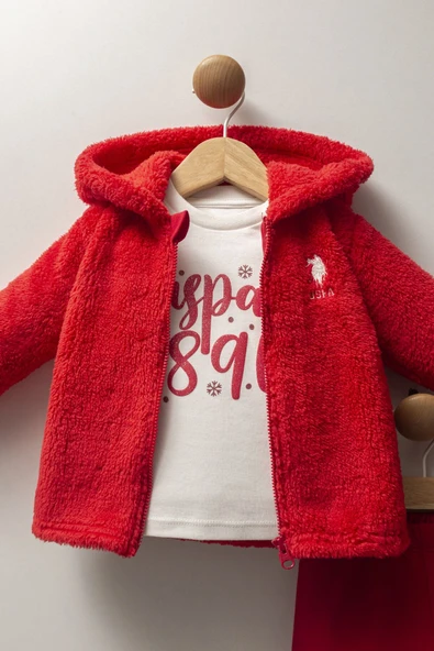 U.S. Polo Assn 3'lü Takım USB2732 Kırmızı - Resim 3