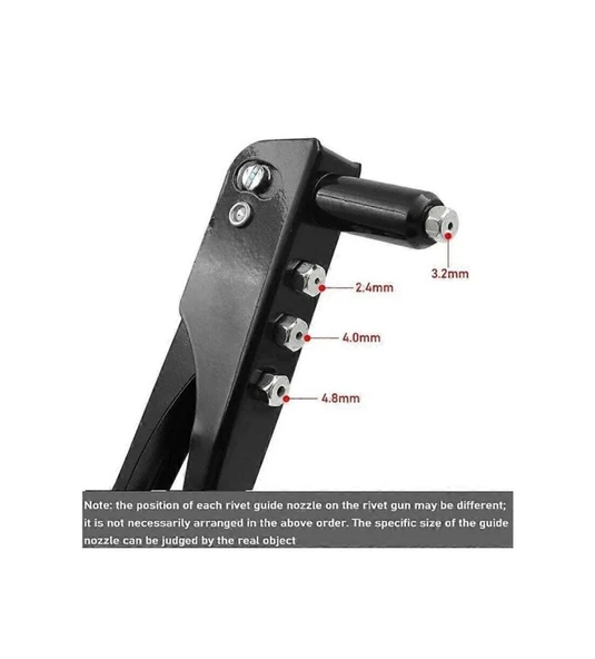 Profesyonel Perçin Tabancası Araç Koltuk Mobilya 24 cm - 8