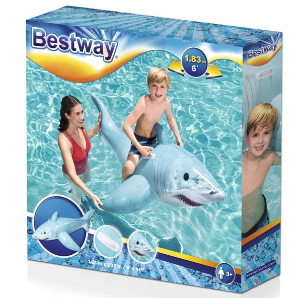 Gerçek Köpekbalığı Hayvan Binici - 41405 - Resim 5