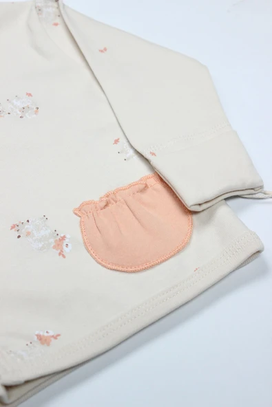 Bistyle 3Lü Zıbın Takım Fluffy And Lovely 13106 Bej - 3