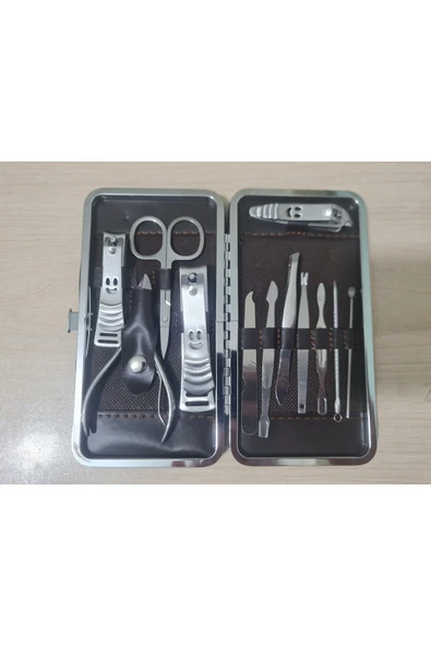 Manikür Pedikür Seti 13 Parça El Ayak Tırnak Bakımı Tırnak Makası Profesyonel Full Set