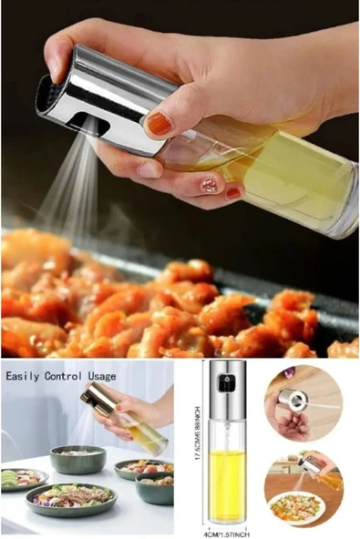 Yumi Home Airfryer Yağlık Yağdanlık Sirkelik Fıs Fıs Püskürtücü 1 Adet Cam Sprey Damlatmaz Fısfıs