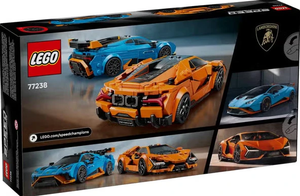Lego Speed Champions Lamborghini Revuelto & Huracán STO 77238 - Resim 3