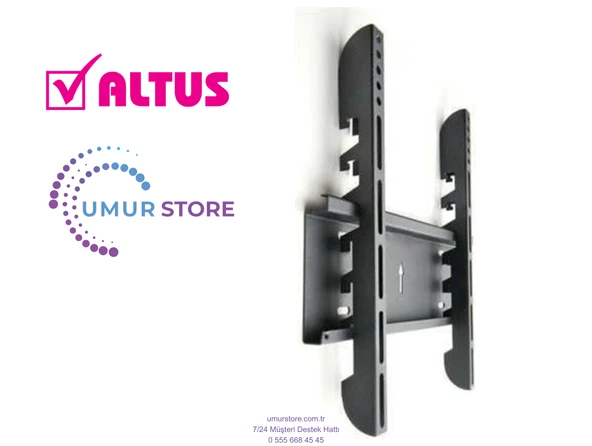 Altus AL43 FHD 6023 Dahili Uydu Alıcılı 37-55 inç Uyumlu Televizyon Duvar Askı Aparatı ürün görseli 1