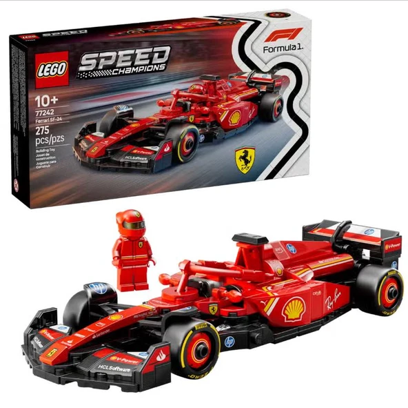 Lego Speed Champions Ferrari SF-24 F1® Race Car 77242 ürün görseli 1