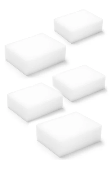 Sihirli Sünger Beyaz, Çizik Giderici Sünger, 5 Adet Magic Sponge