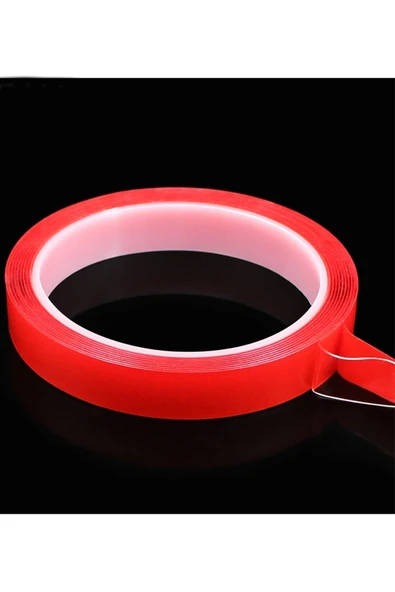 Çift Taraflı Şeffaf Bant Silikonlu Su Geçirmez 2 Metre X 25 Mm - Resim 2