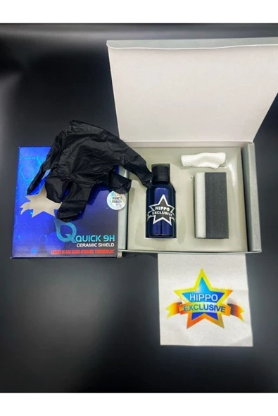 Oto Araç Seramik Kaplama Oto Boya Koruma Hippo Quick 9h Oto Dış Koruma Leke Çizik Önleyici (50ml) - 2