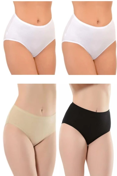 Belinay 4 Lü Paket Modal Yüksek Bel Bayan Külot 069 - 6