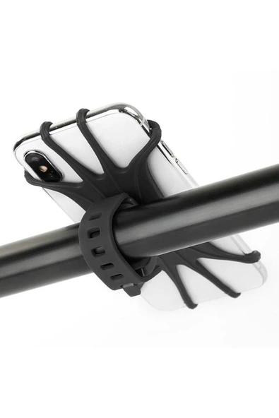 Motosiklet Telefon Tutucu Silikon Ahtapot Tüm Modellerle Uyumlu Motor Bisiklet Gidon Telefon Tutucu - Resim 4