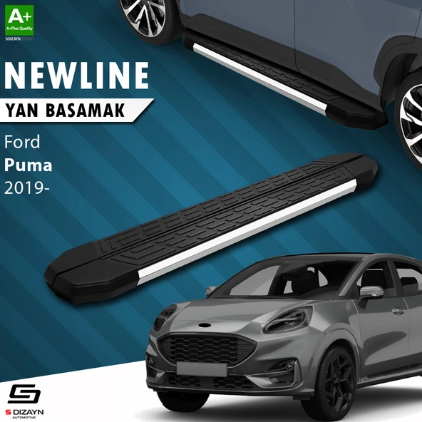 S-Dizayn Ford Puma NewLine Krom Yan Basamak 173 Cm 2019 Üzeri A+ Kalite ürün görseli