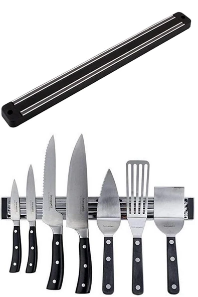 Büyük Boy Mıknatıslı Bıçak Askısı 55 cm Bıçak Tutucu Bıçak Organizer Bıçaklık - 2