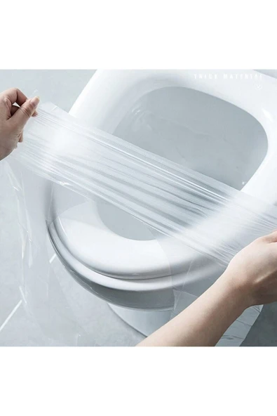 3 Adet/paket Taşınabilir Tek Kullanımlık Tuvalet Koltuğu Su Geçirmez - 4