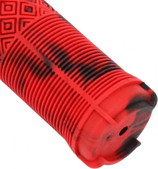 KENZE MTB Elcik Silikonlu Çift Renk Kaymaz Yapı 170 mm Bisiklet Elciği Kolay Kavrama Kırmızı - Resim 6