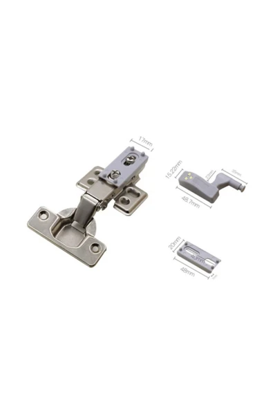 Gardrop Mutfak Dolap Içi Sensörlü Led Işık Aydınlatma Menteşe Üstü Enerji Tasarruf Lamba - 4