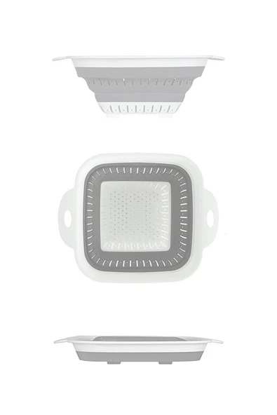 Katlanır Kare Akordiyon Süzgeç Katlanabilir Süzgeç - 2