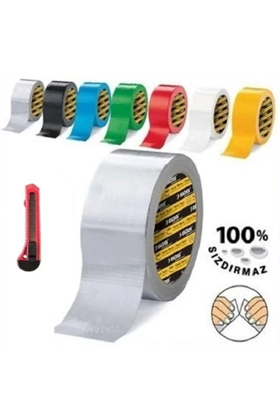 Gri Suya Dayanıklı Flex Tape Tamir Bandı Çadır Bant 48x10 Mt Maket Bıçağı Tamir Bandı TR ürün görseli