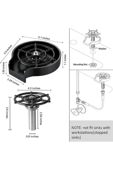 Yüksek Basınçlı Otomatik Bardak Yıkama Aparatı - 3