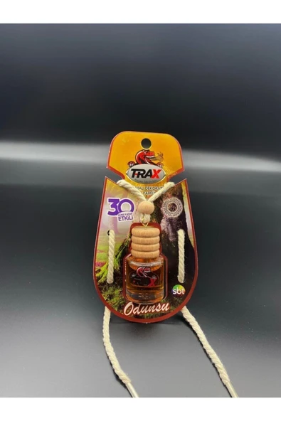 Oto Araç Ayna Asma Şişe Cam Koku Odunsu Aromalı Oto Parfümü 8ml - Resim 2