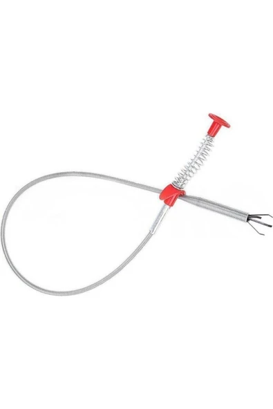 Kıskaç Tıkalı Lavabo Ve Gider Boruları Açma Aparatı Kıskacı Lavabo Açıcı - Resim 4