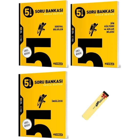 (Sınıf: 5) Sosyal Din ve İngilizce Soru Bankası 3'lü Set (Fosforlu Kalem) ürün görseli