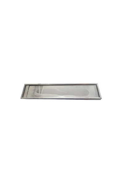 Paslanmaz Krom Metal Plakalık 52.7cm X 11.5cm 2 Adet Plaka Sacı - Resim 3