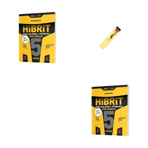 (Sınıf: 5) Hibrit Matematik ve Fen Bilimleri Etkinlikli Soru Bankası (Fosforlu Kalem) ürün görseli