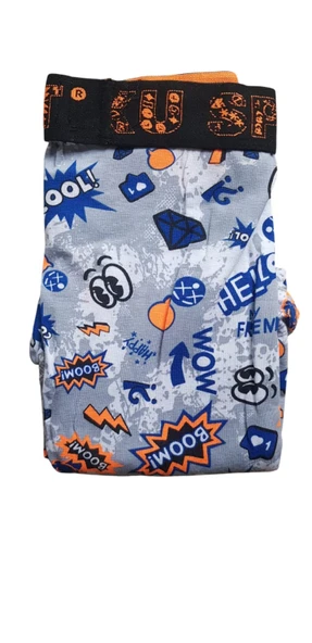 Tutku Erkek Elas EMP Spor Boxer 6'lı Kombin - 6